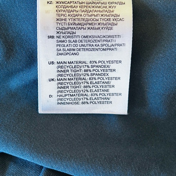 Adidas Blue Patterned Golf Skort - Picture 8 of 9